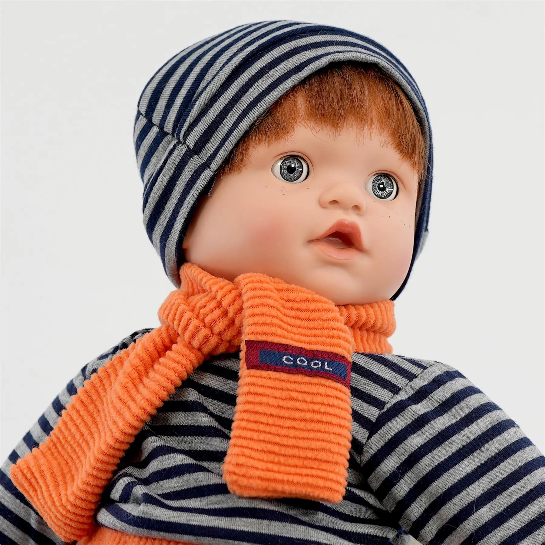 BiBi Sleeping Ginger Boy Doll (45 cm / 18")