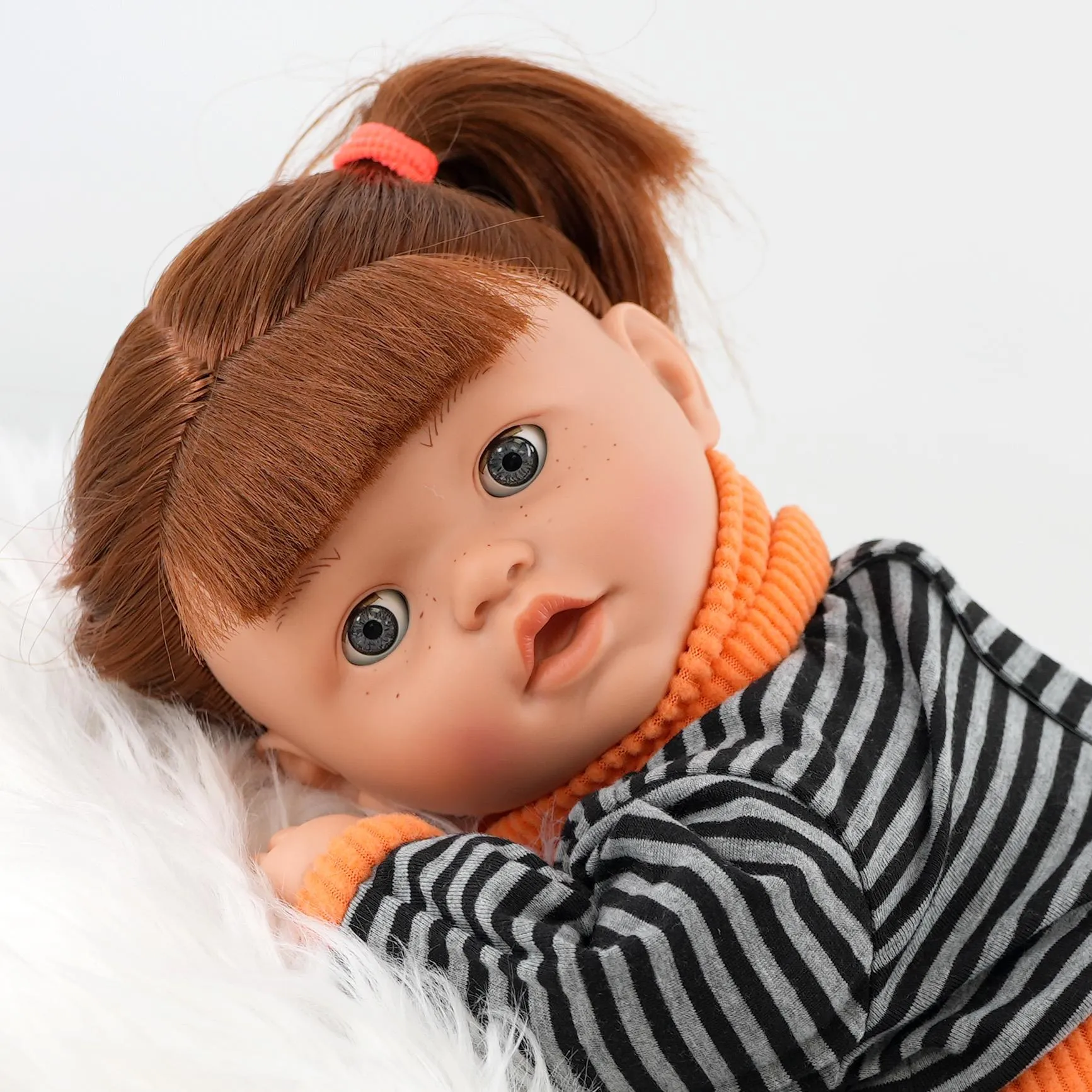 BiBi Sleeping Ginger Girl Doll (45 cm / 18")