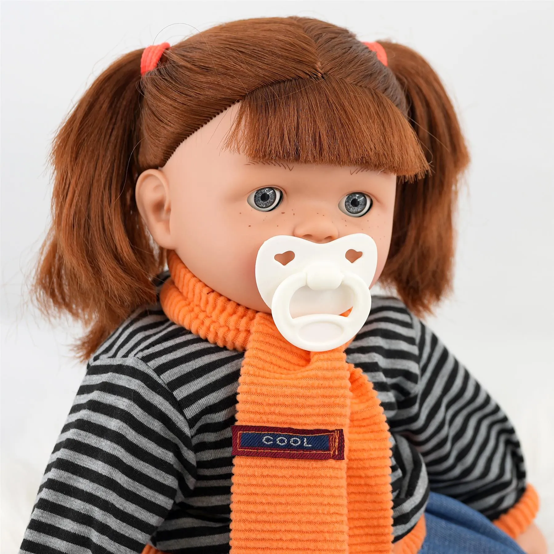 BiBi Sleeping Ginger Girl Doll (45 cm / 18")