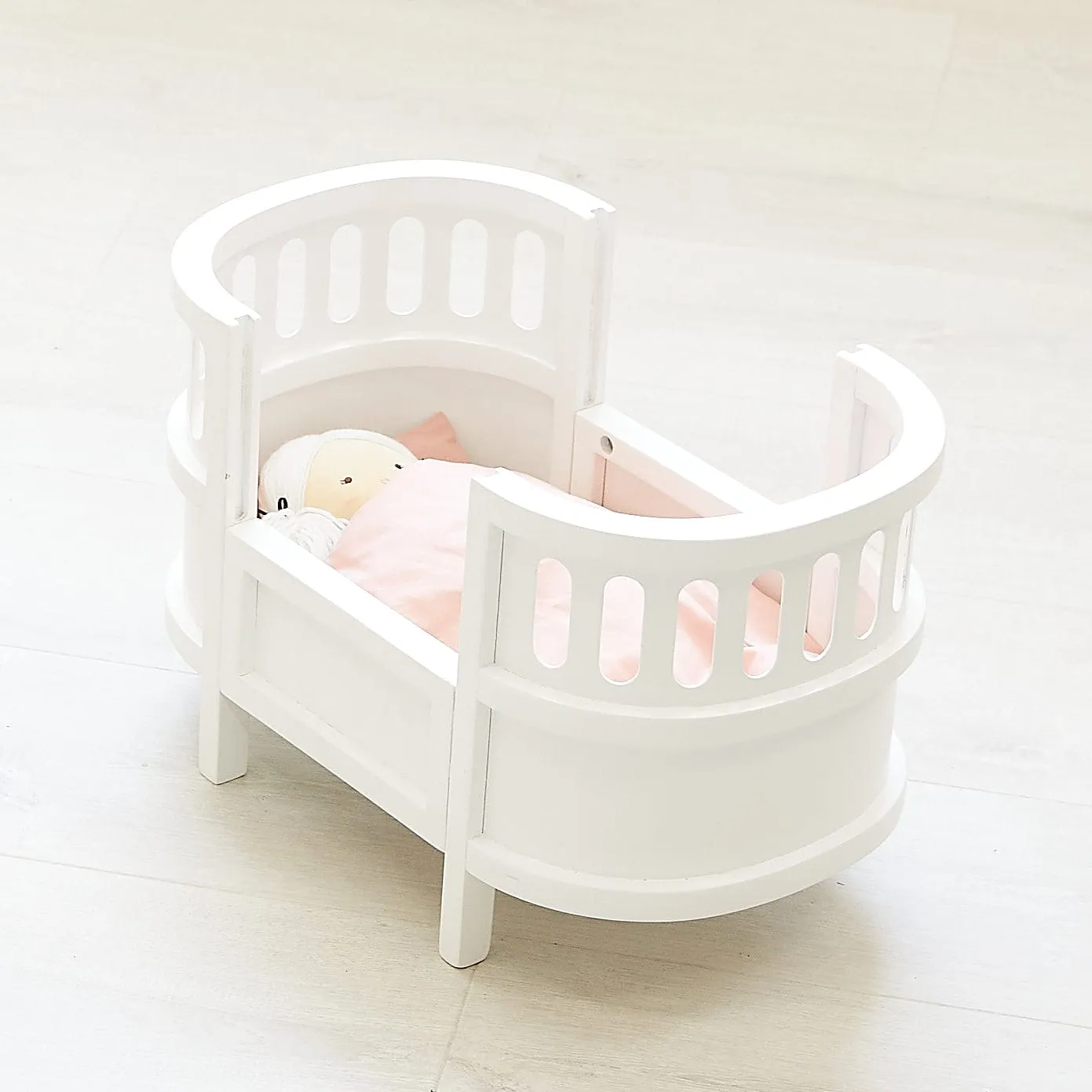 Celeste Cot, Celeste High Chair & Doll Bedding Bundle