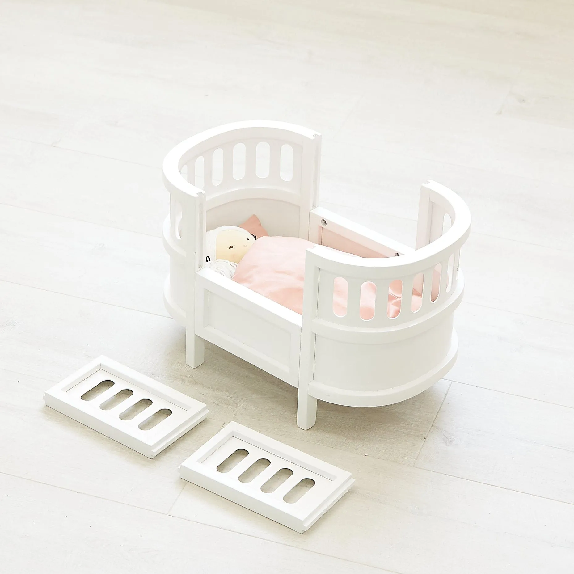 Celeste Cot, Celeste High Chair & Doll Bedding Bundle