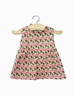 Cherries Sleeveless Cotton Faustine Dress