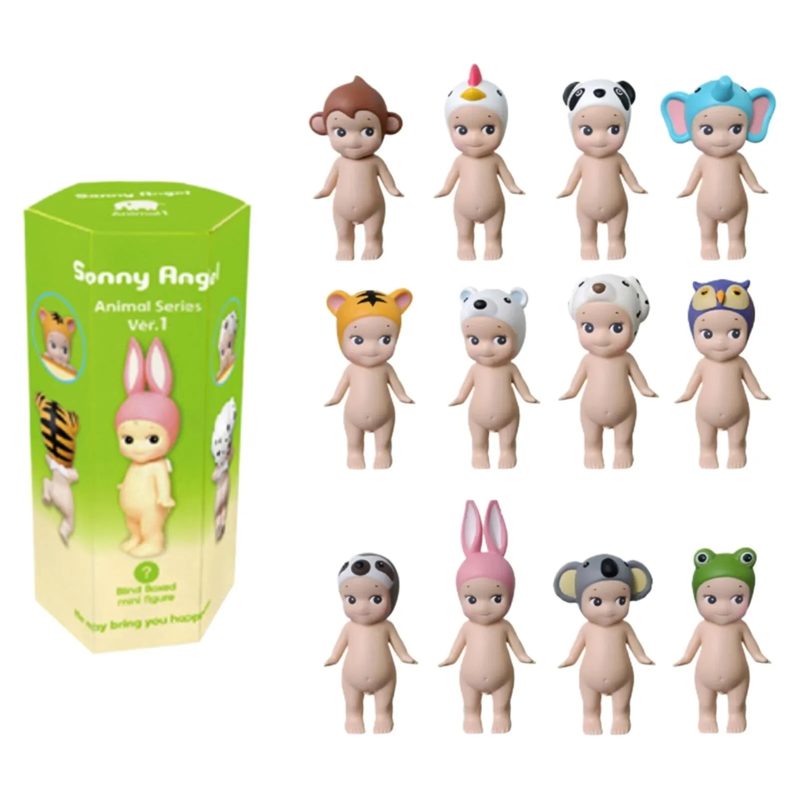 classic Sonny Angel HIPPERS Cat Life Series - 18 Pcs Blind Box - Mini Figure Blind Box Clearance! Animal Series Ver.1