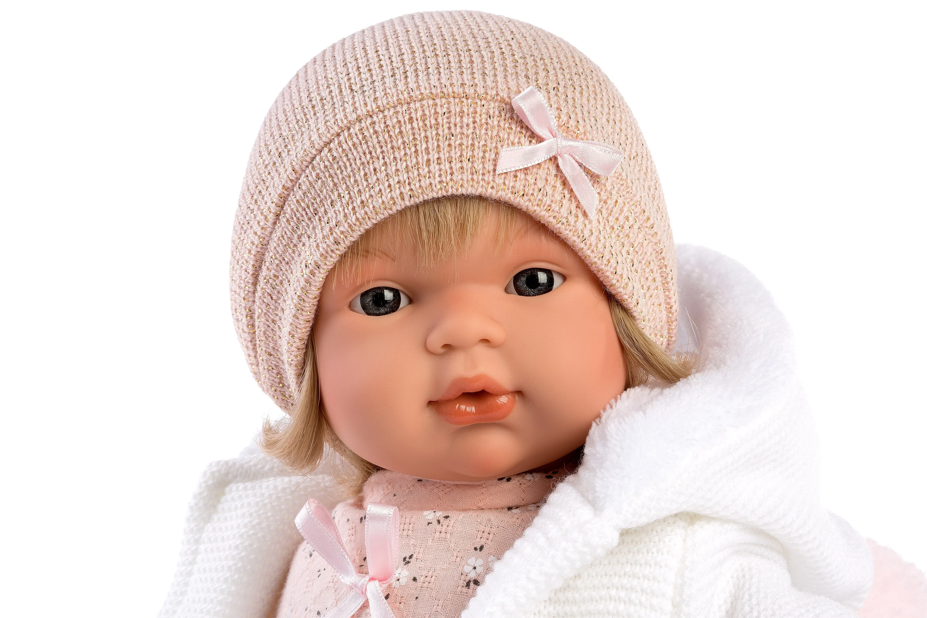 Crying Baby Doll with Blanket | 15" Soft Body | Mandy