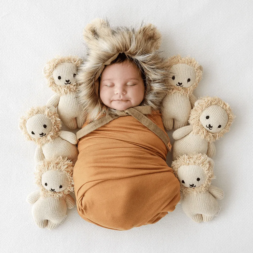 cuddle kind Baby lion