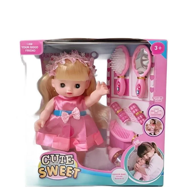 Cute Baby Doll with Fashin Aaccessories