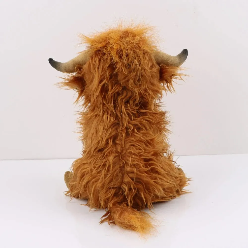 Cute Highland Cow Plush Toy