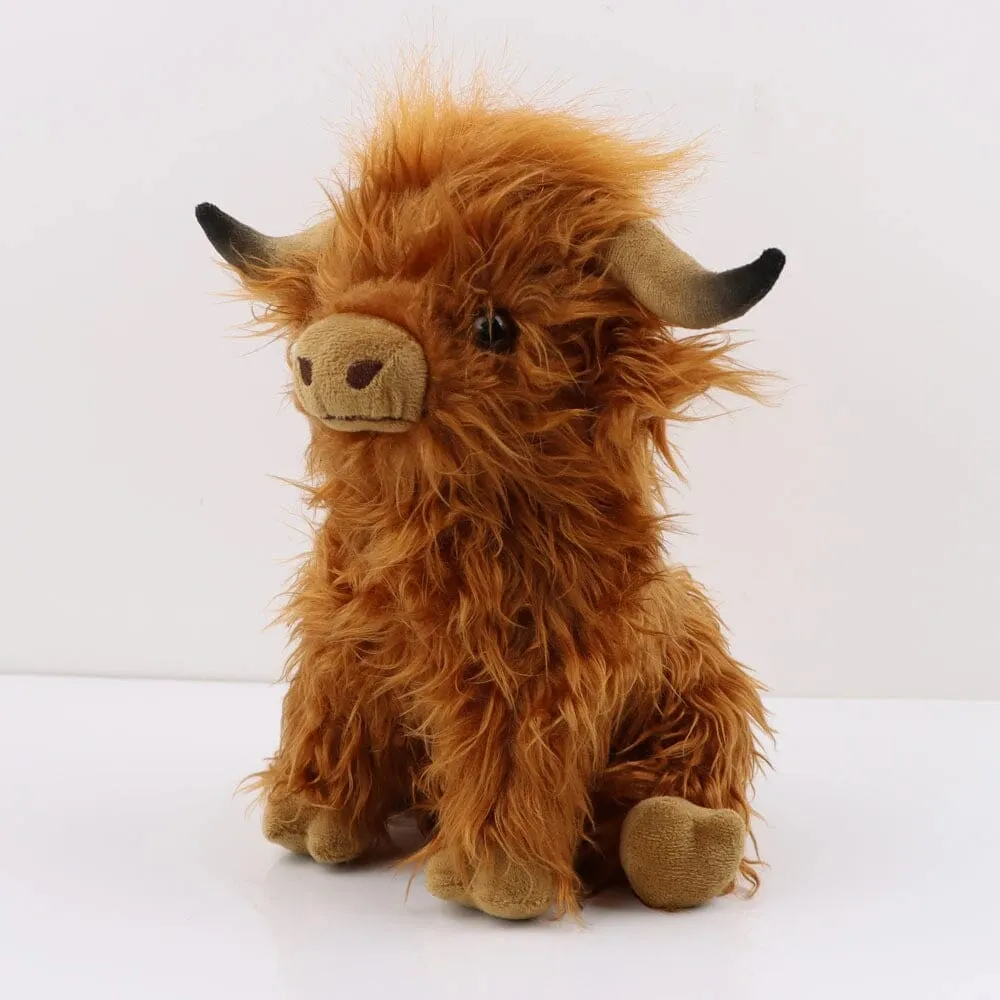 Cute Highland Cow Plush Toy