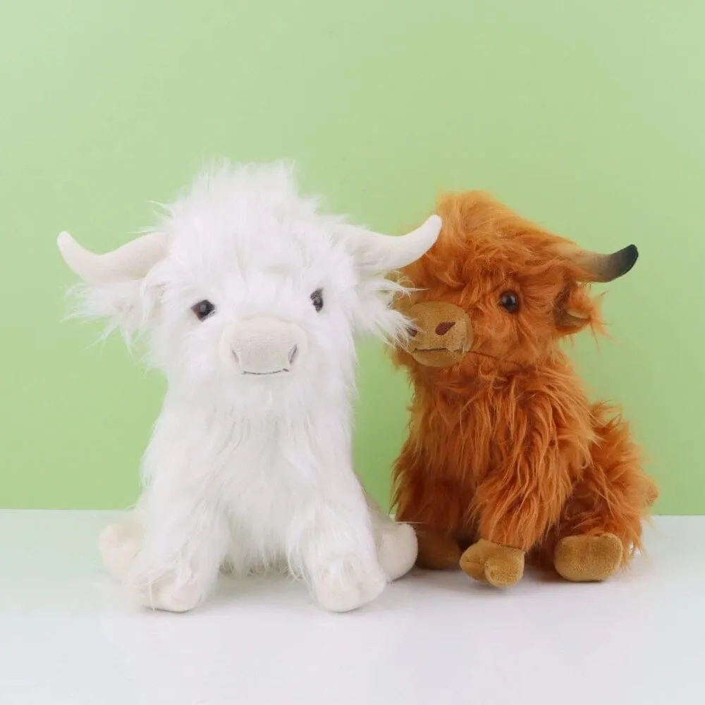 Cute Highland Cow Plush Toy