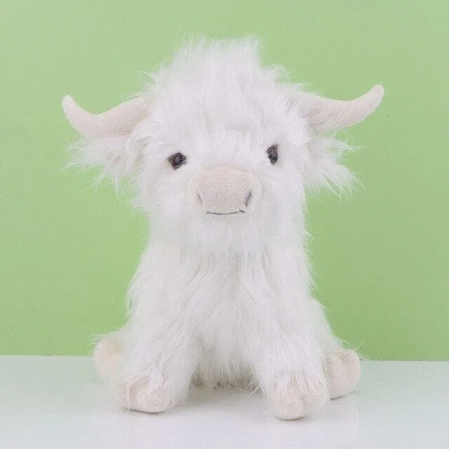 Cute Highland Cow Plush Toy