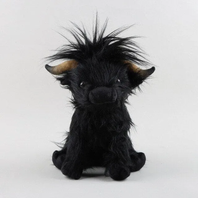 Cute Highland Cow Plush Toy