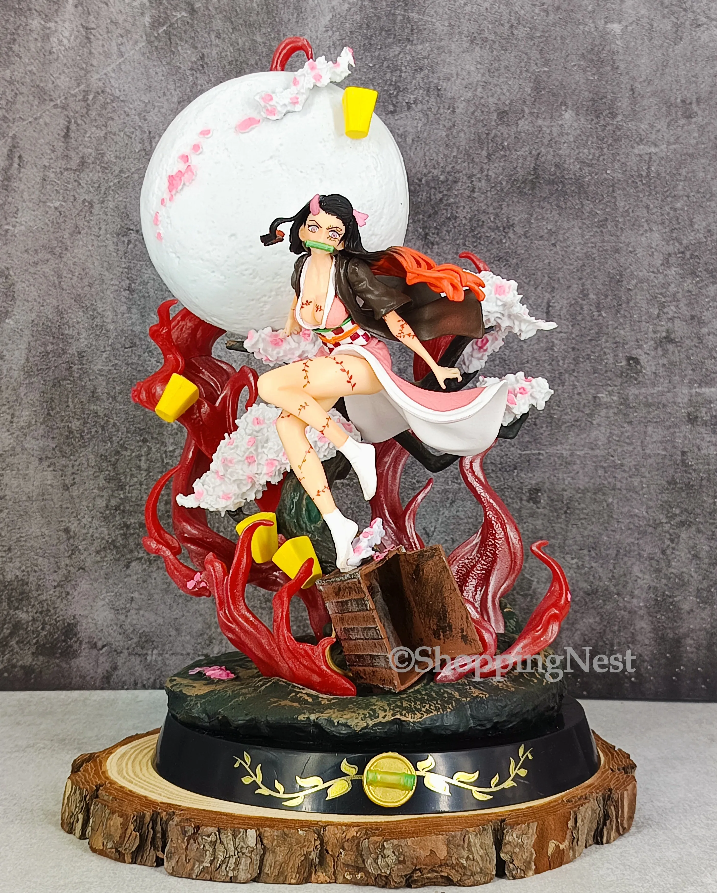 Demon Slayer Anime Statue, Exquisite Kamado Nezuko Doll Ornaments, Best Gift Collection | 31cm |