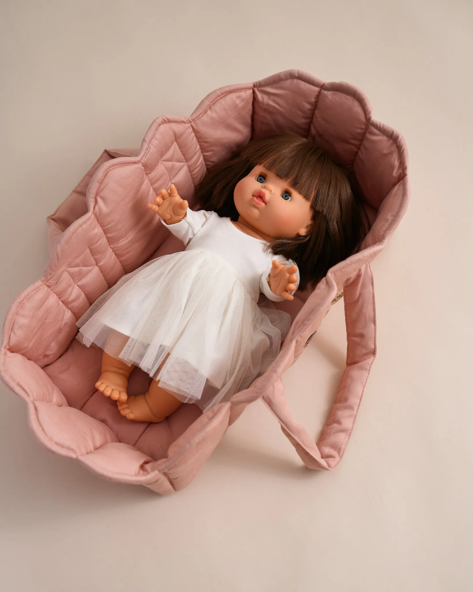 Doll Basket - Mahogany Rose