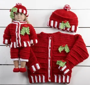 Dolly and Me Christmas Outfits Crochet Pattern