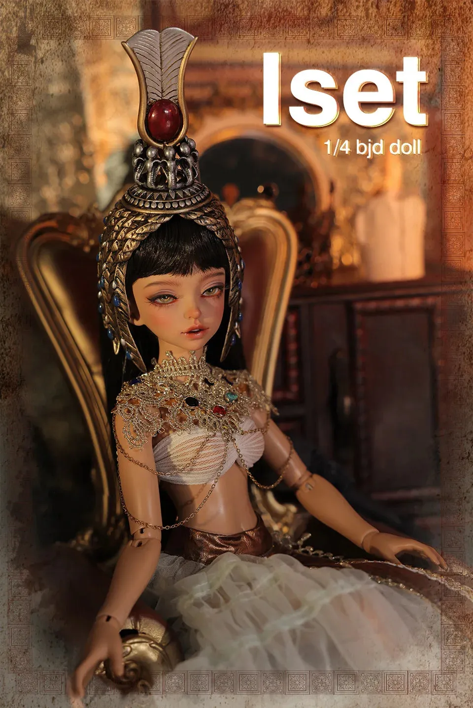 Fairyland Minifee Iset BJD 1/4 Doll | Active Line Girl, Gypsy Egypt Design Fullset, Christmas Gift