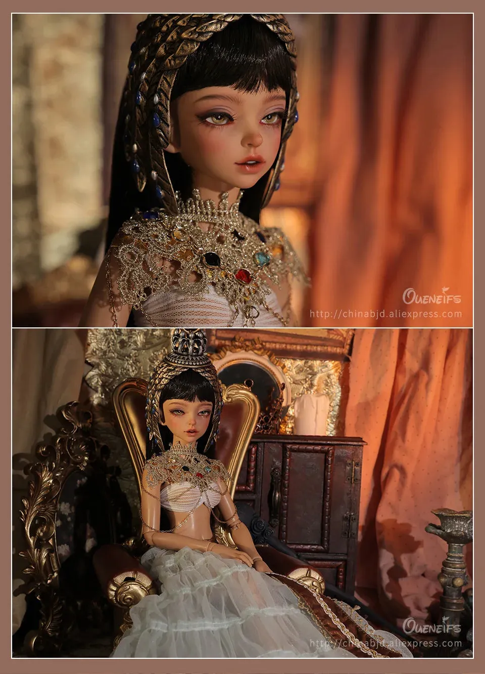 Fairyland Minifee Iset BJD 1/4 Doll | Active Line Girl, Gypsy Egypt Design Fullset, Christmas Gift