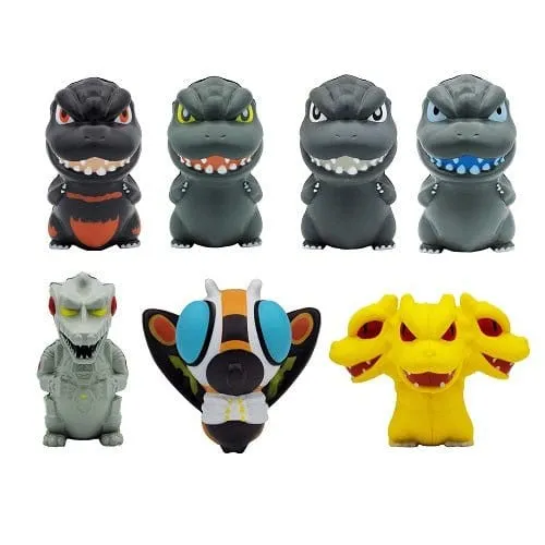 Godzilla Smashies 12Pc Stress Doll Display Case - PREVIEWS Exclusive