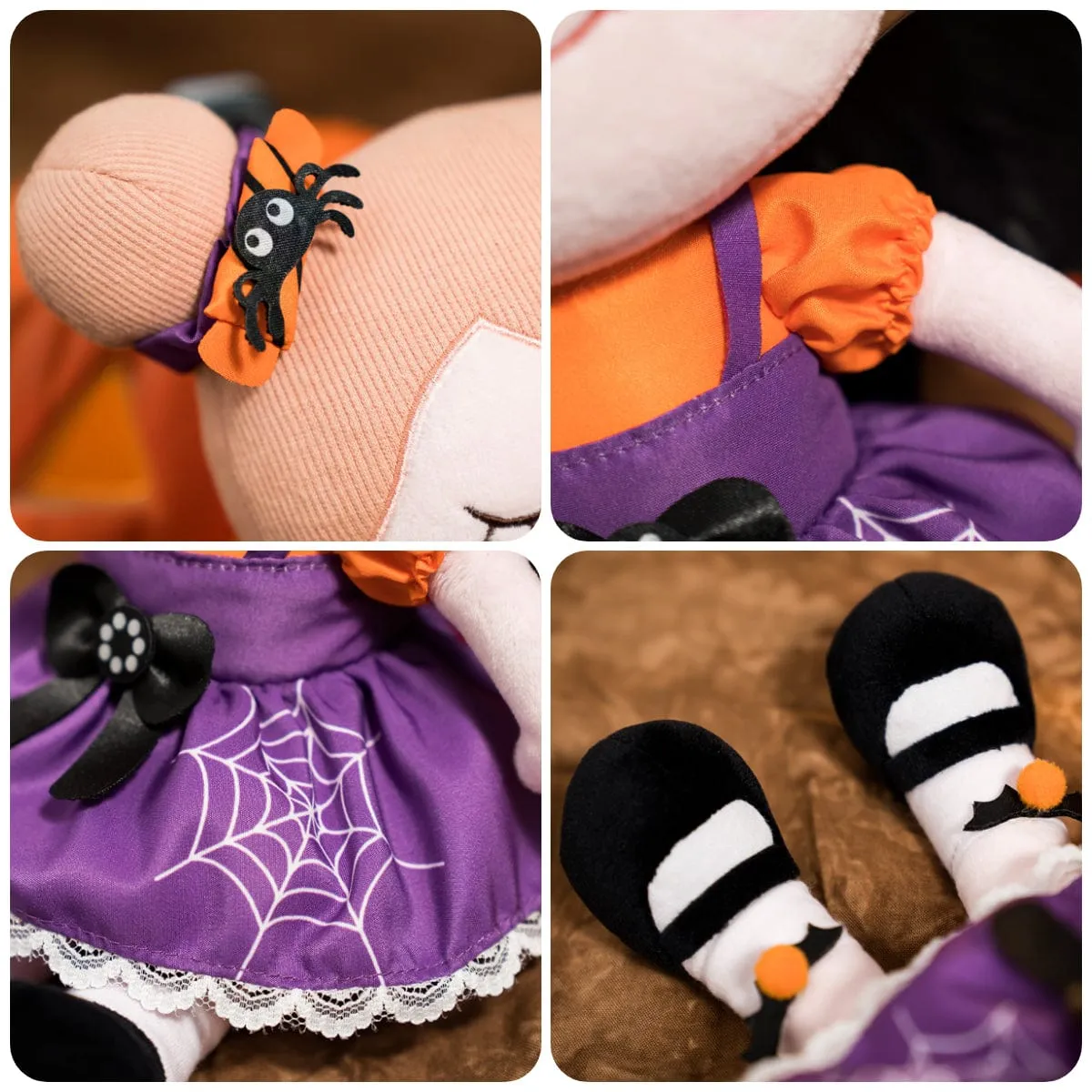 Halloween Gift Personalized Little Witch Plush Cute Doll