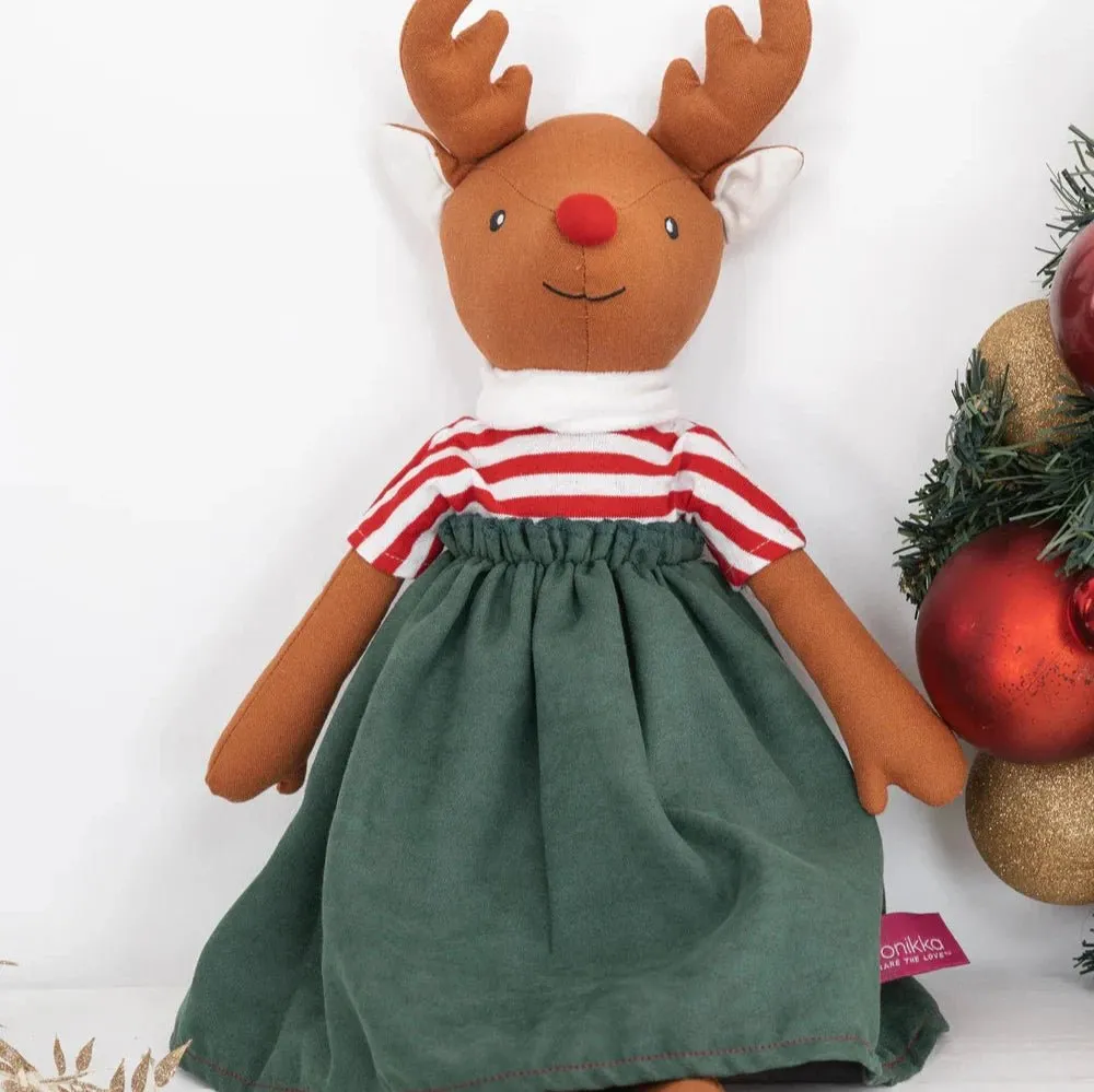 Handmade Christmas Reindeer Doll