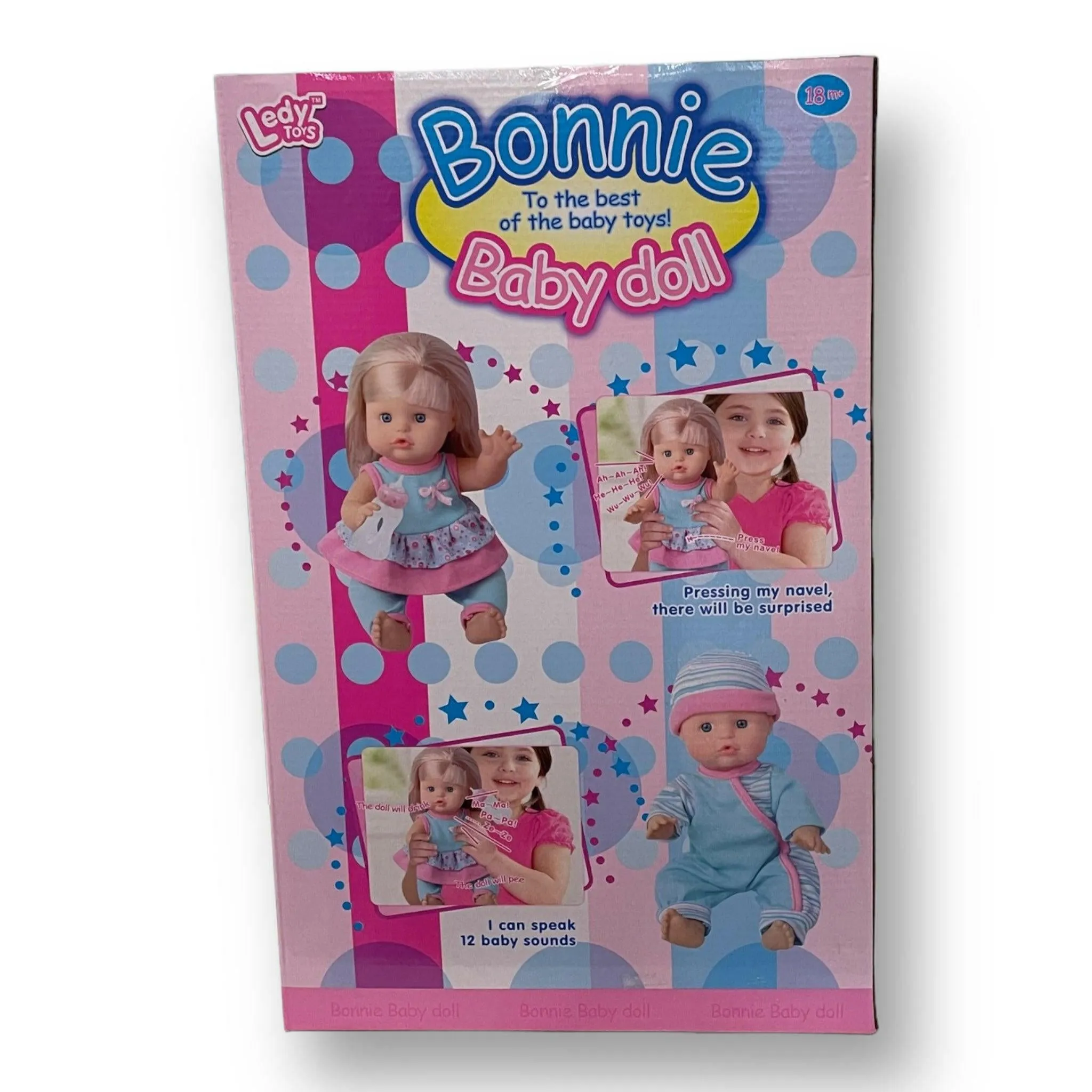 Interactive Bonnie Baby Doll Set with Toy Accessories