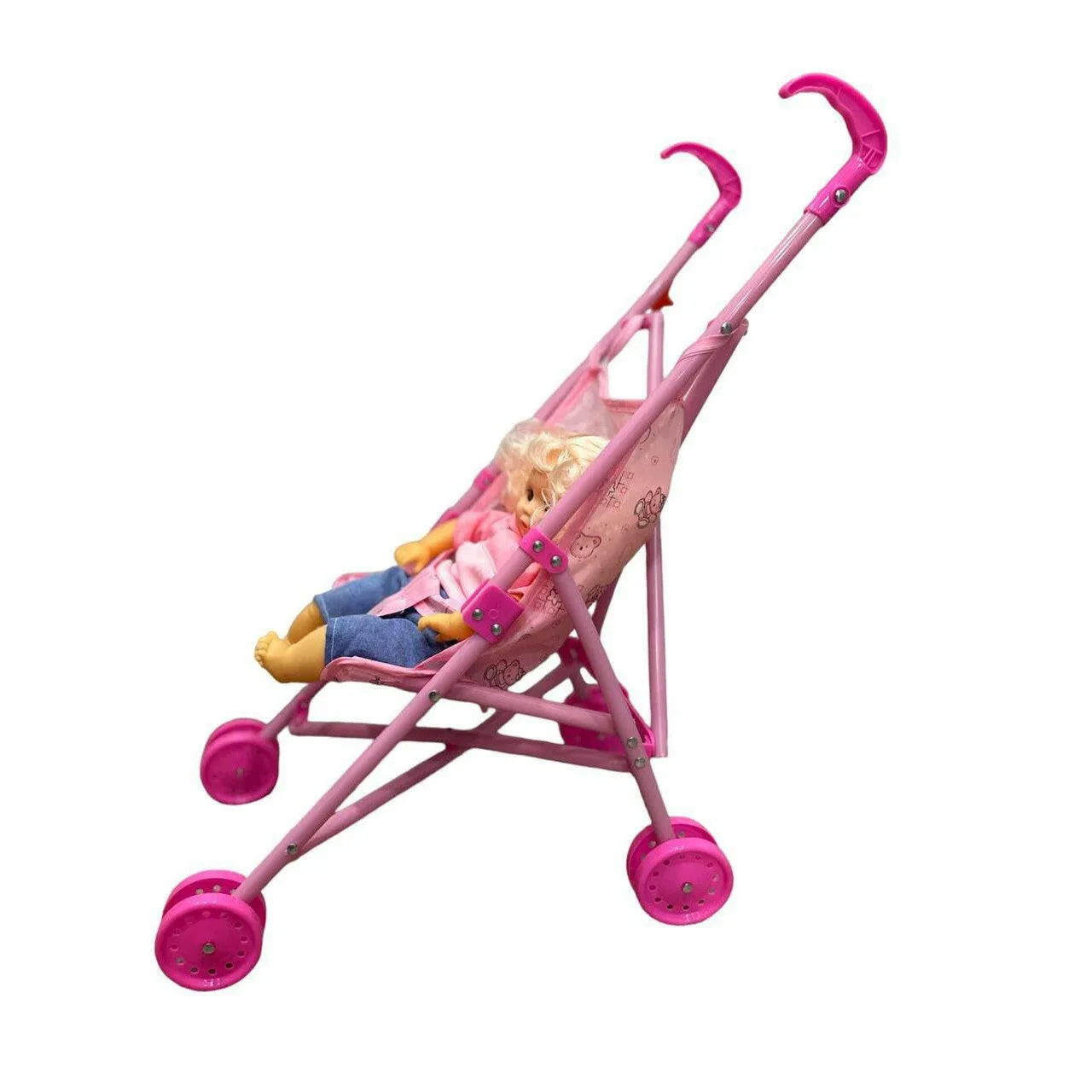 Interactive Toy Baby Doll Stroller Set for Toddlers