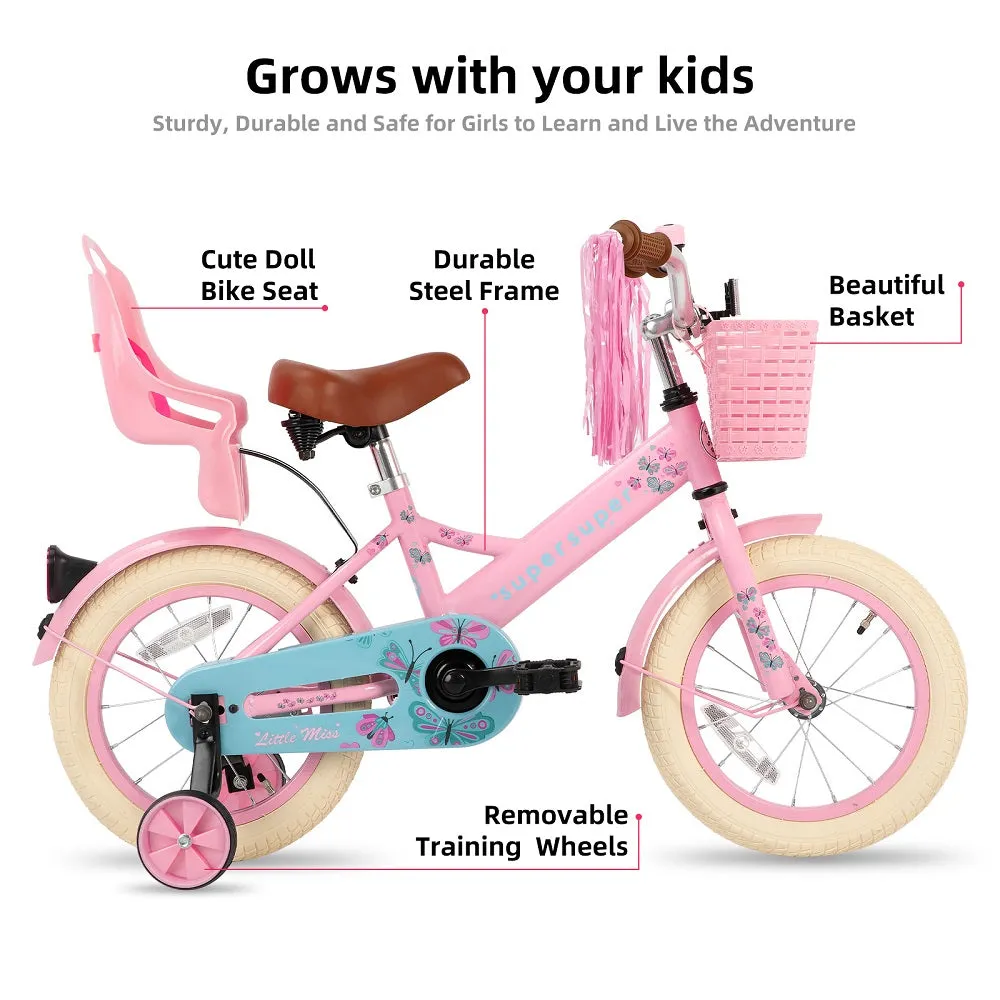 JOYSTAR Little Miss Girls Bike for 2-9 Years