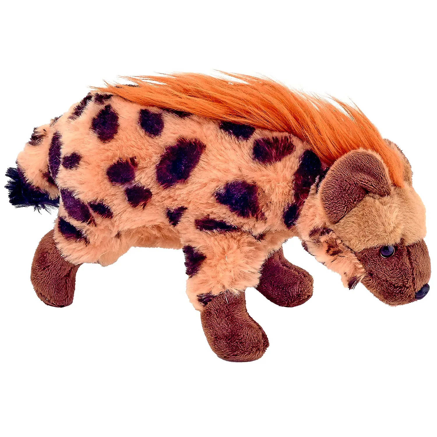 Kicko Stuffed Hyena - 1 Piece - 10 Inch, Soft and Fluffy Animal Toy - Plush Doll for Kids