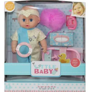 Little Baby Doll with Bathing Accessories