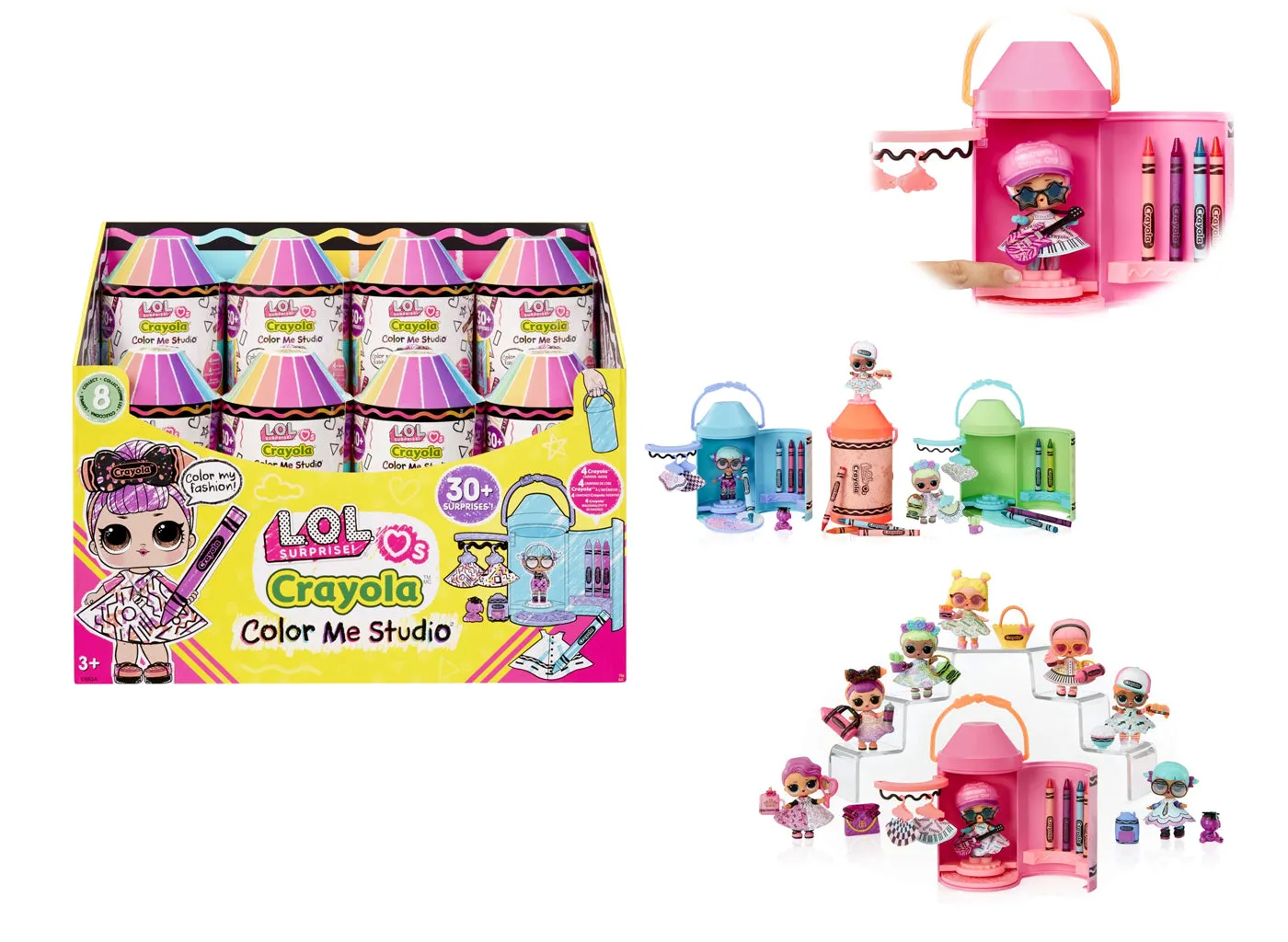 L.O.L Surprise Loves Crayola Color Me Studio Assortment