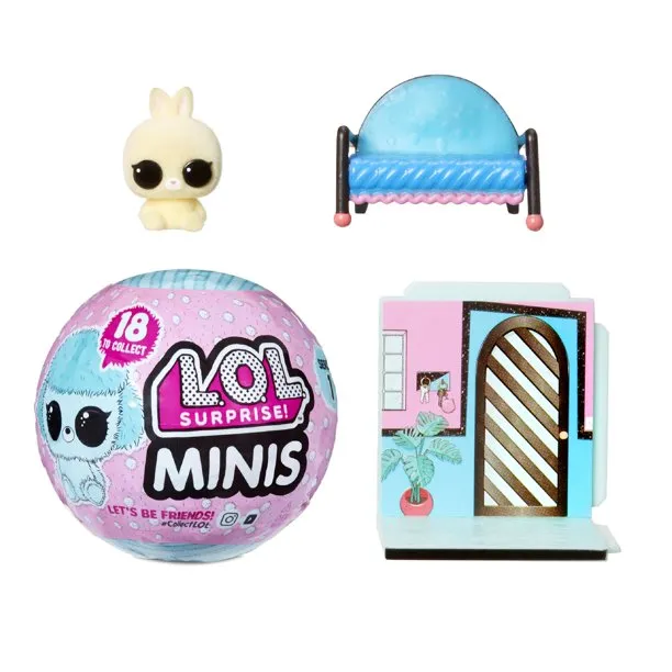 LOL Surprise! Minis with 5  Surprises - Fuzzy Tiny Animals, Collect to Build a Tiny House