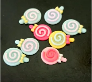 Mini Spiral Lollipop Miniature | Set of 4