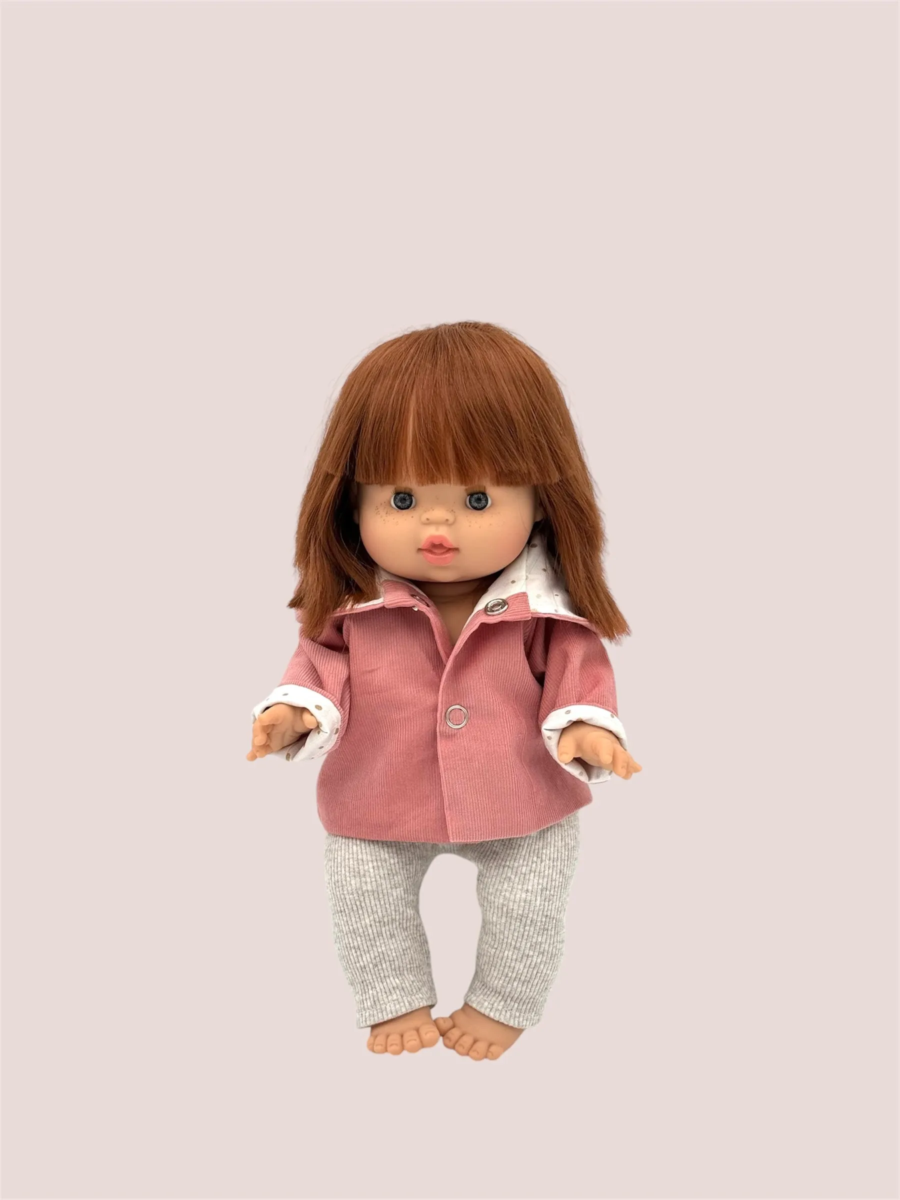 Minikane Doll Clothes | Corduroy Coat - Pink