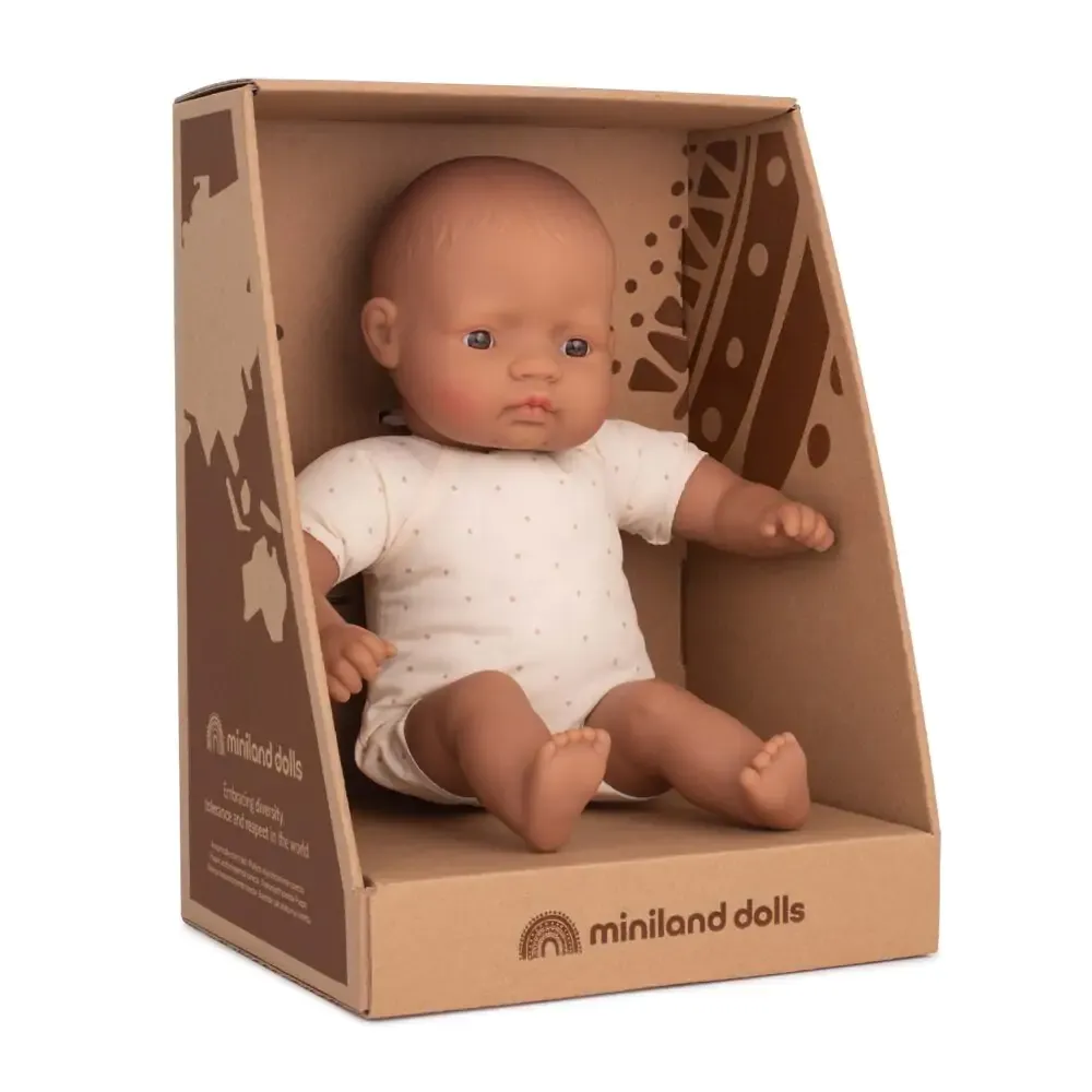 Miniland - Soft Body Doll - Hispanic 32cm