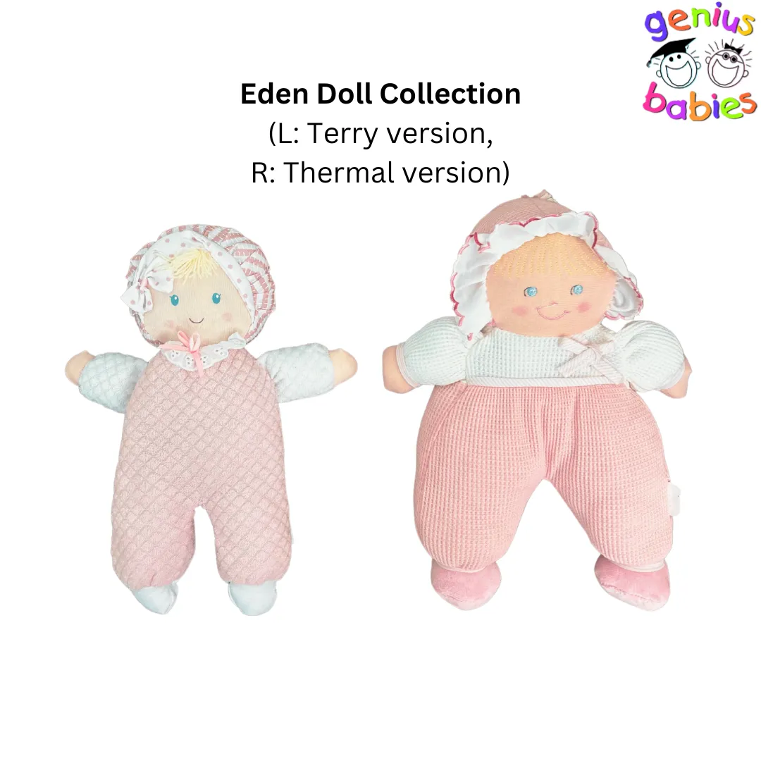 My First Baby Doll - Eden Collection - Pink Thermal