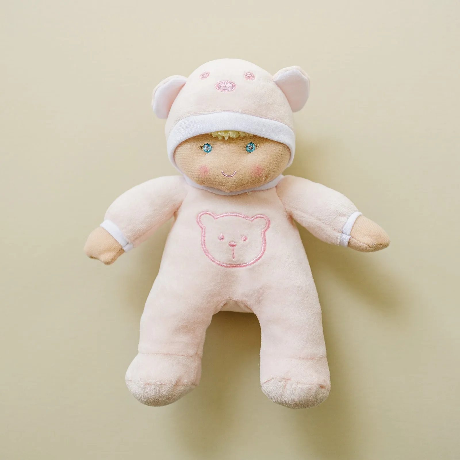 My First Baby Girl Doll in Pink with Rattle