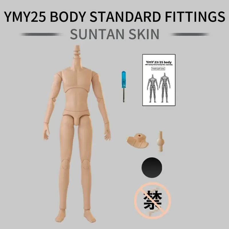 New YMY23/25 Male Body Joint Doll DIY | 22cm/23.5cm Body for Blyth, GSC Head, 0B22, 0B23, 0B24 BJD Doll Accessories