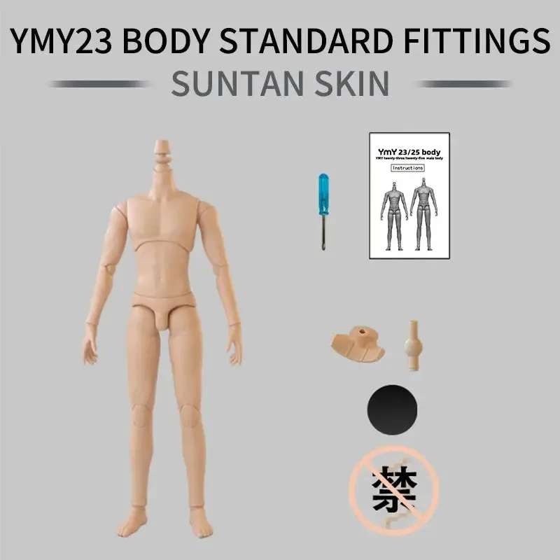 New YMY23/25 Male Body Joint Doll DIY | 22cm/23.5cm Body for Blyth, GSC Head, 0B22, 0B23, 0B24 BJD Doll Accessories