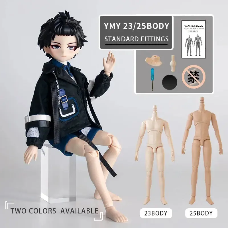 New YMY23/25 Male Body Joint Doll DIY | 22cm/23.5cm Body for Blyth, GSC Head, 0B22, 0B23, 0B24 BJD Doll Accessories