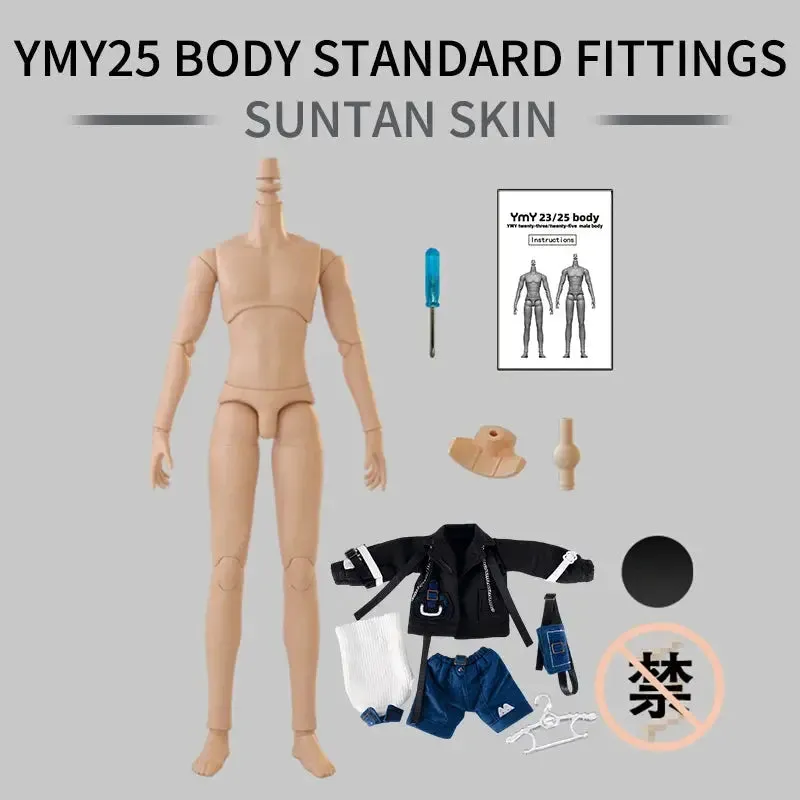 New YMY23/25 Male Body Joint Doll DIY | 22cm/23.5cm Body for Blyth, GSC Head, 0B22, 0B23, 0B24 BJD Doll Accessories