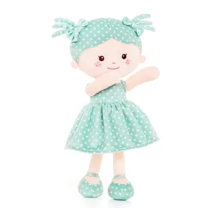 Onetoo 13-inch Personalized Mini Polka Dot Series Dolls Green Girl Gifts