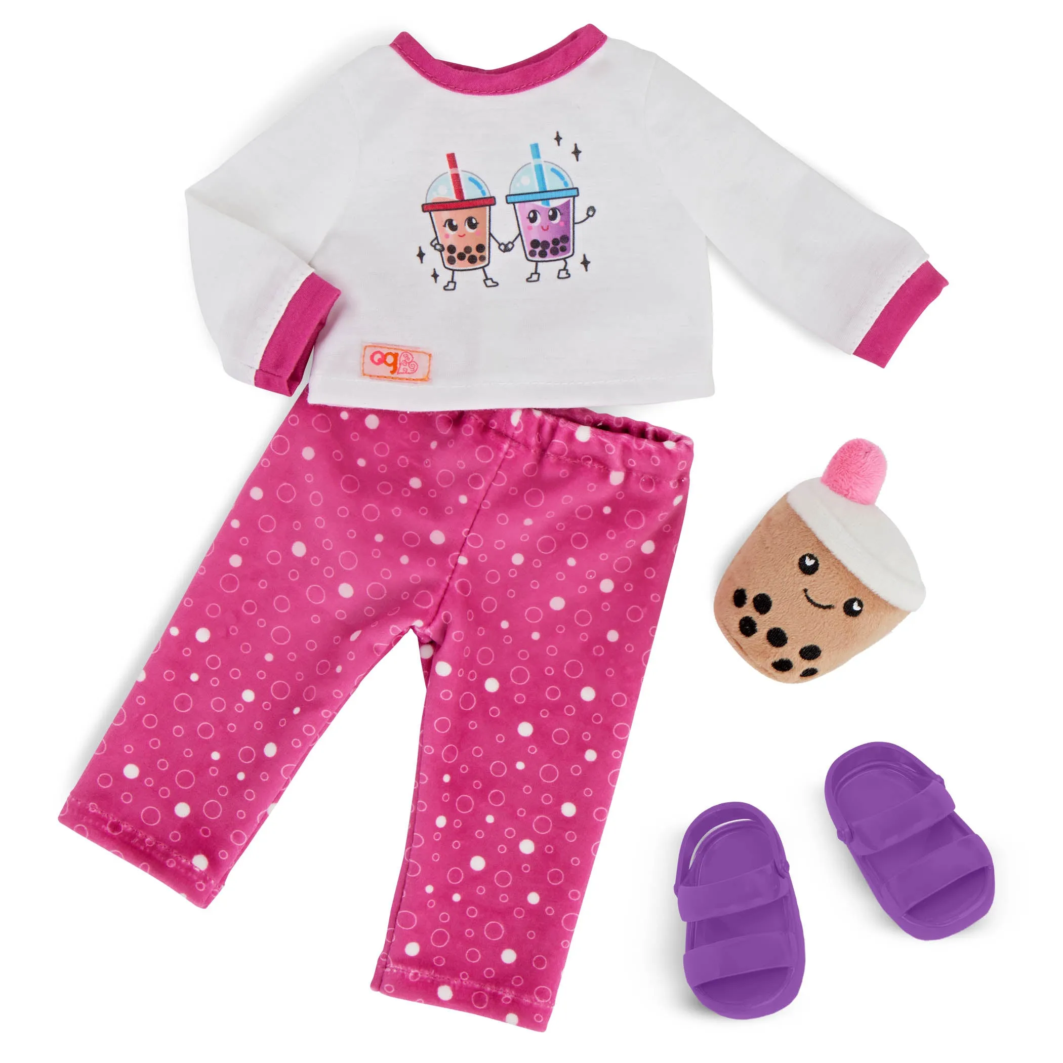 Our Generation 2 Piece Pyjama Outfit with Plush - Best Teas