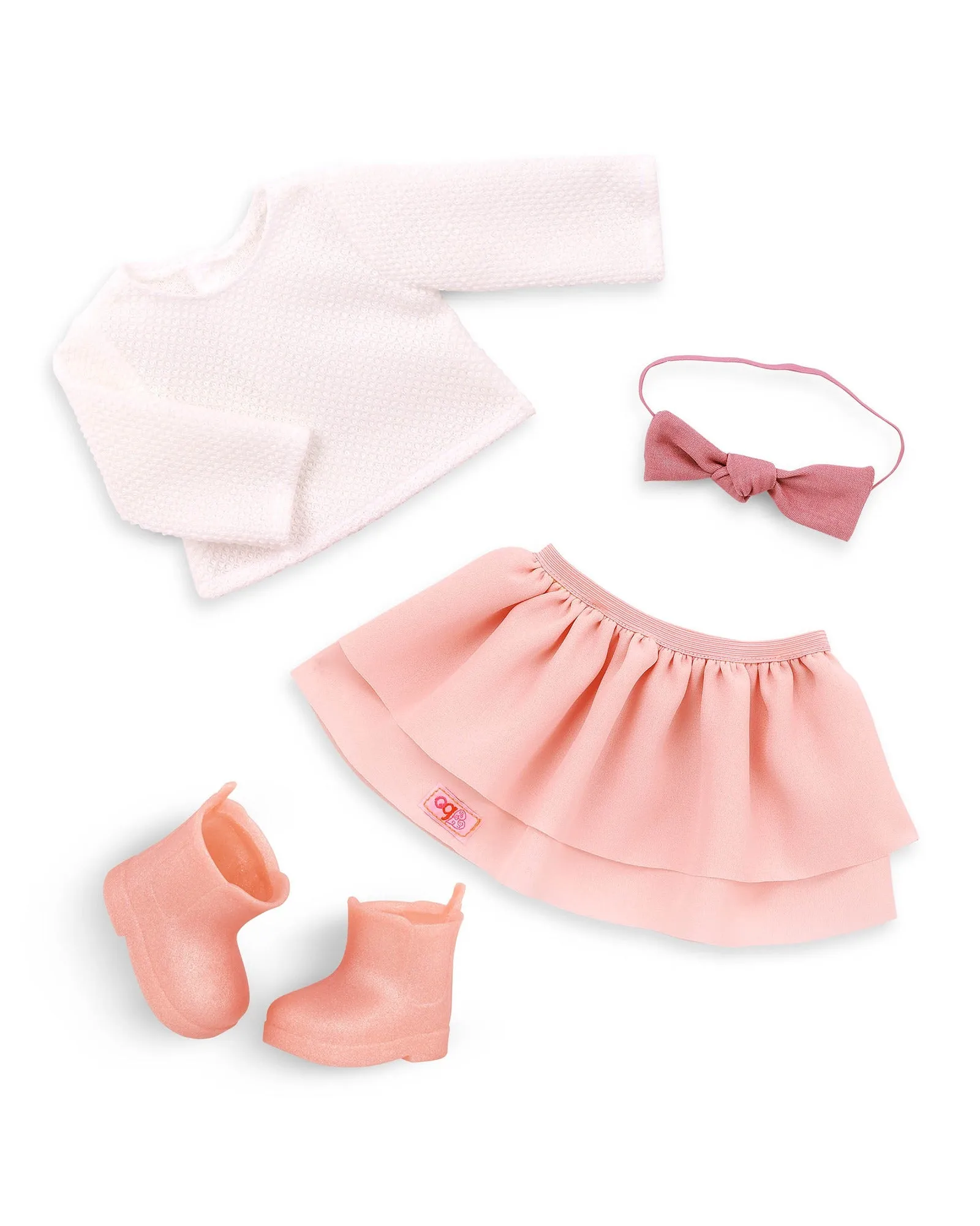 Our Generation Doll with Pink Frilly Skirt Outfit, Effie