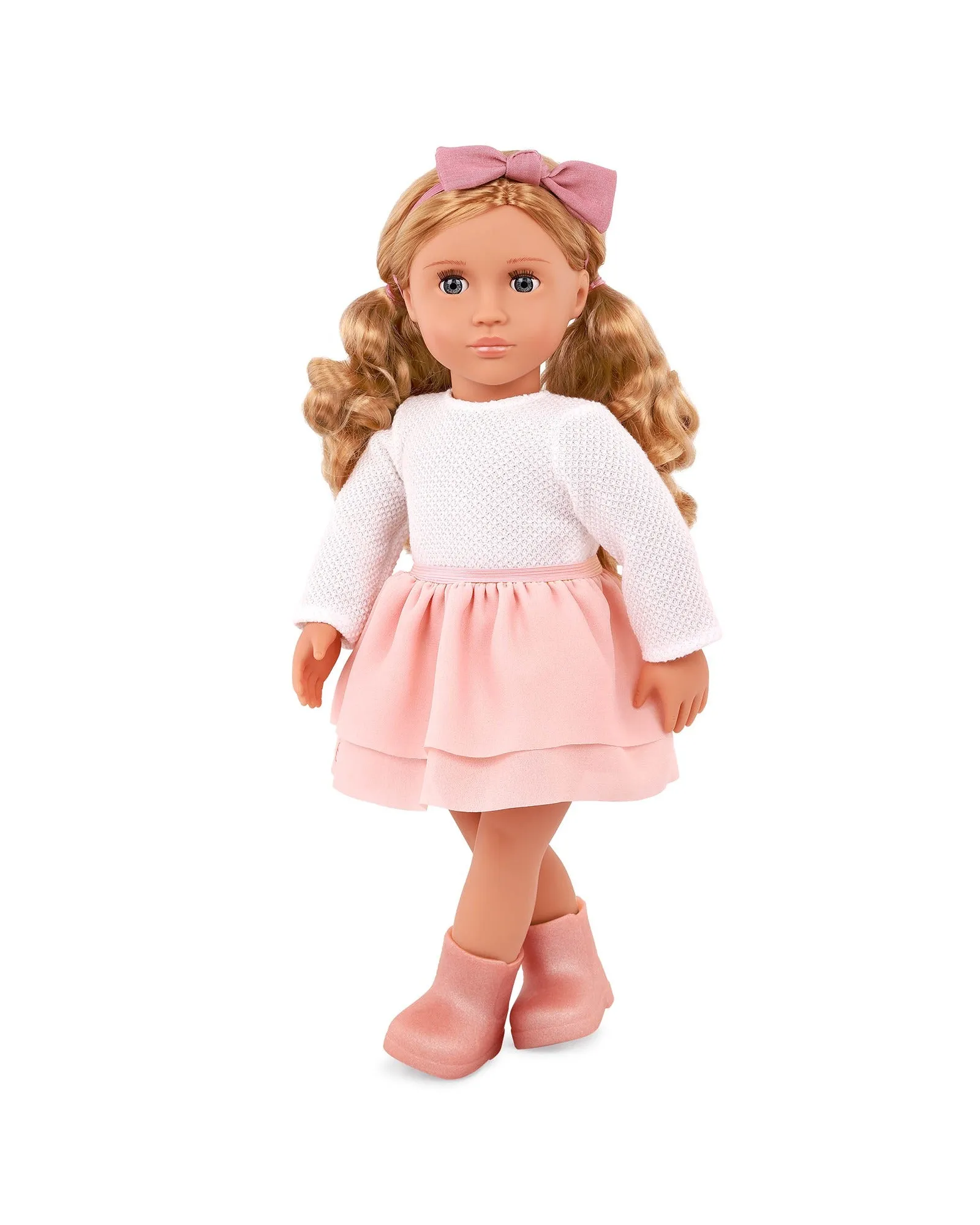 Our Generation Doll with Pink Frilly Skirt Outfit, Effie