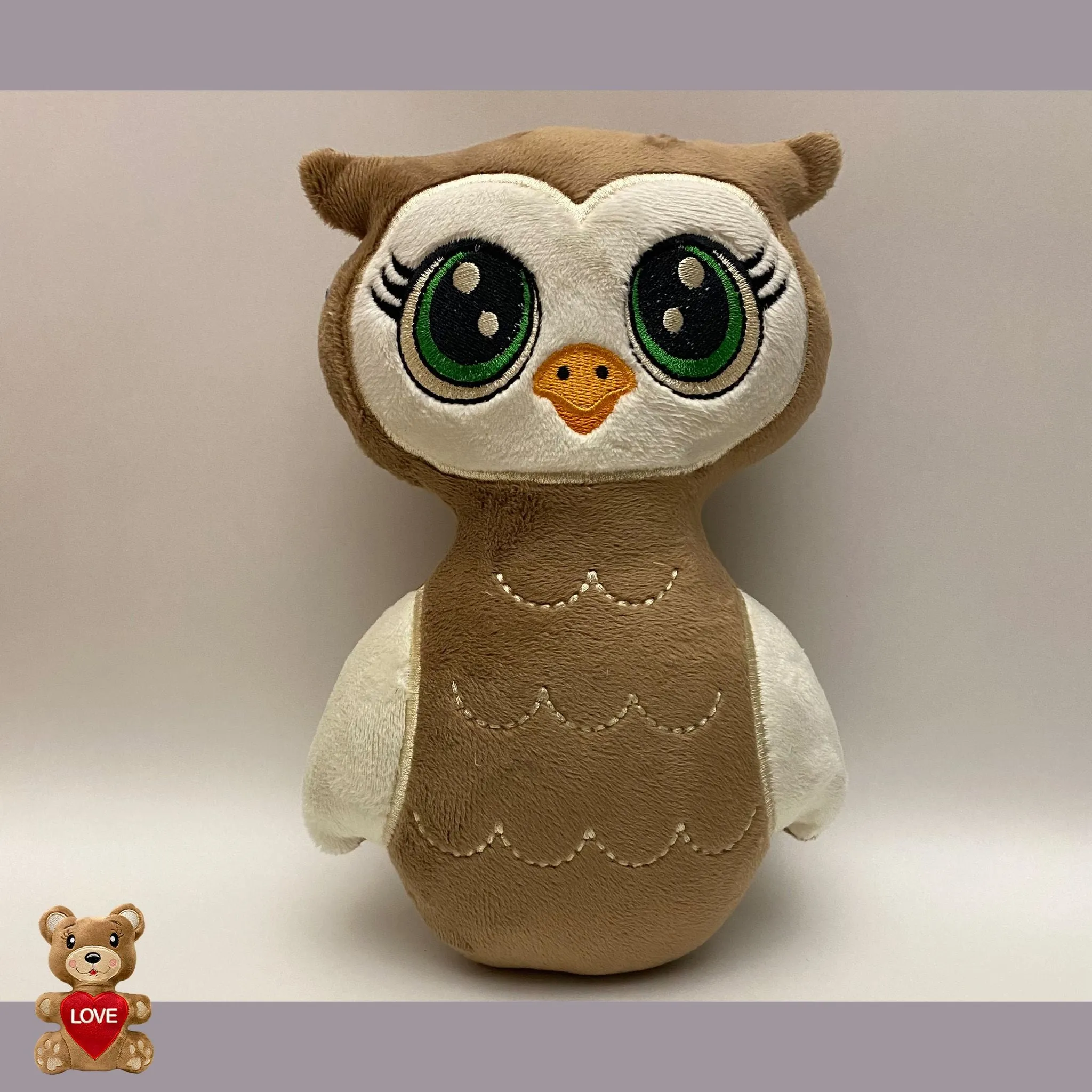 Personalised Owl Stuffed Toy Best Teacher Ever - Custom Gifts For Children