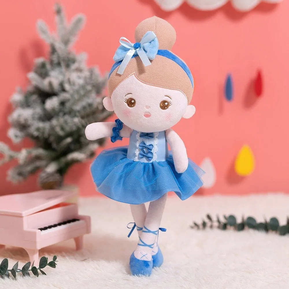 Personalized Blue Girl Plush Doll