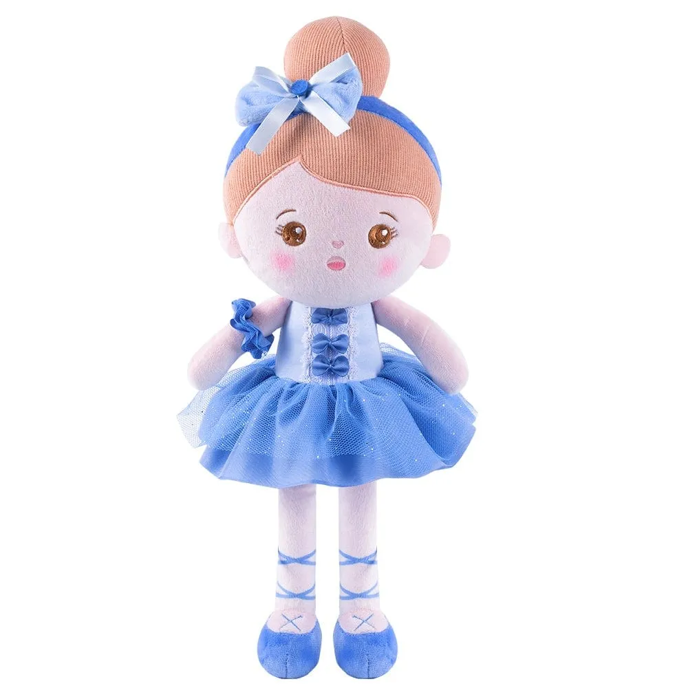 Personalized Blue Girl Plush Doll