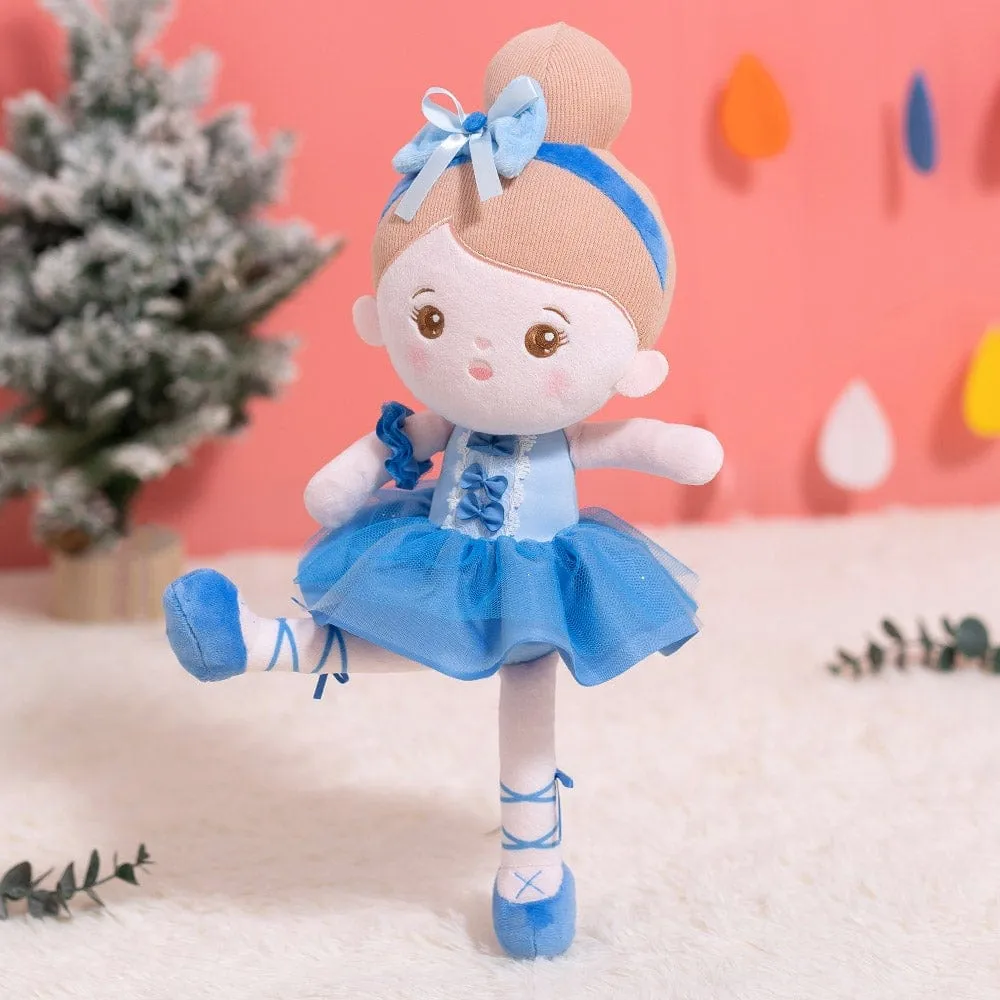 Personalized Blue Girl Plush Doll