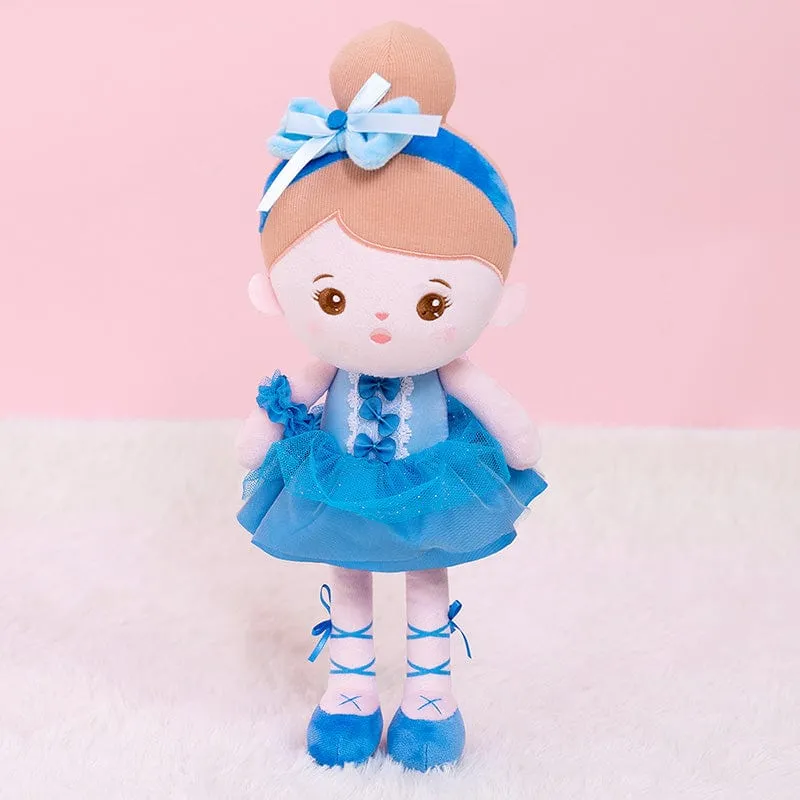 Personalized Blue Girl Plush Doll