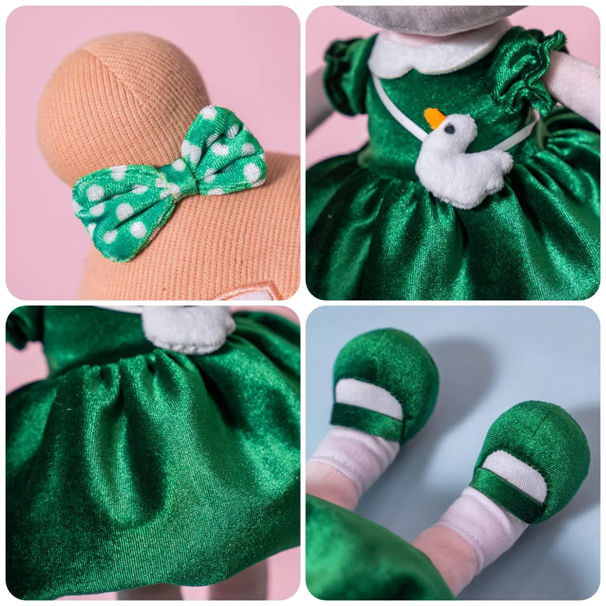 Personalized Dark Green Doll