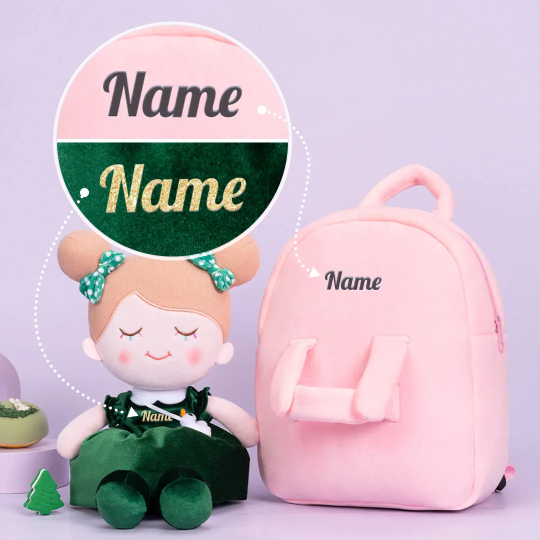 Personalized Dark Green Doll